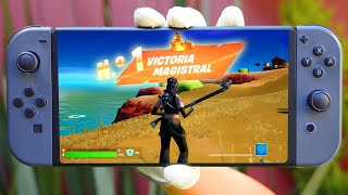 Así es JUGAR FORTNITE en la NINTENDO SWITCH MÁS ANTIGUA POSIBLE 😱😂 Es Imposible [upl. by Dnana]