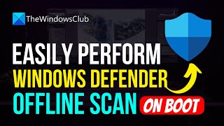 How to SCAN Computer Using Windows Defender OFFLINE  Windows Defender BOOT TIME SCAN 100 WORKING [upl. by Breeze]