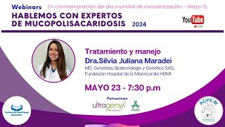 Hablemos de Mucopolisacaridosis  Tratamiento y manejo [upl. by Tripp]