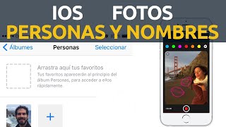 iOS Fotos cómo poner nombres a personas y organizar foto por nombre iPhone iPad en español en 2021 [upl. by Hoye]