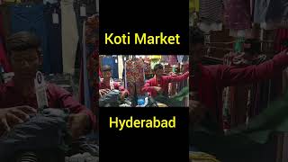 koti market Hyderabad koti shopping hyderabad streetshopping sultanbazar [upl. by Ofella454]