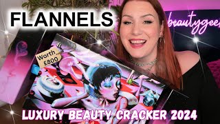 FLANNELS LUXURY 2024 BEAUTY CHRISTMAS CRACKER UNBOXING  Worth £800  Love This One [upl. by Bush]