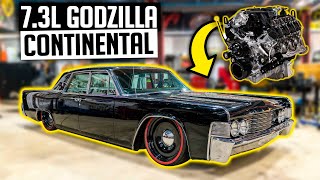 73L Godzilla Motor in a 1965 Lincoln Continental  Bagged Continental Motor Swap Ep 1 [upl. by Bendick]