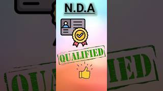 HOW TO QUALIFY NDA EXAMINATIONnda ndapreparation defence shorts viralvideo [upl. by Yeneffit]