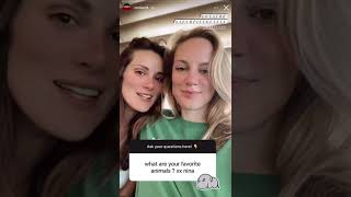 Stefania Spampinato and Danielle Savre answer Station 19 fan questions together  marina [upl. by Erdnassak15]