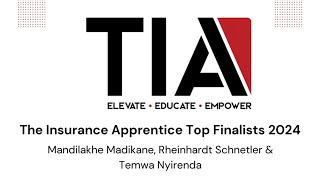 Top Finalists for 10 Years of TIA Pt 10  Mandilakhe Madikane Rheinhardt Schnetler amp Temwa Nyirenda [upl. by Ause]