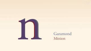 Garamond vs Minion [upl. by Mlehliw672]