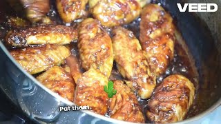 How to fry chicken wings KAKO ISPEĆI PILEĆA KRILCA Ultimate Crispy Fried Chicken Wings RecipeVEED [upl. by Ecirrehs]