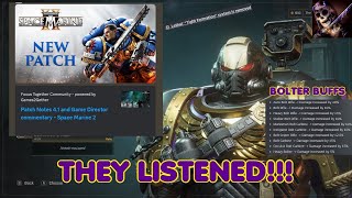 Space Marine 2 Has Been Saved Devs Respond and Patch Game Quickly [upl. by Holleran881]