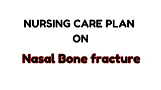 Nursing Care Plan On Nasal Bone Fracture nursingcare nursingcareplan nursing nursingexam [upl. by Anselm]