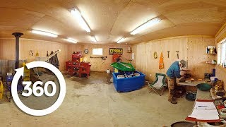 Gold Rush Follow the Gold  Cleanout 360 Video [upl. by Nivad]