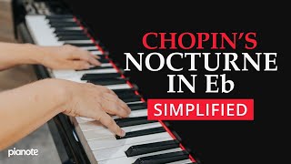 How to Play Chopins Beautiful Nocturne in Eb EASY Tutorial for Beginners [upl. by Aridatha]