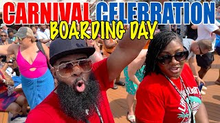 Carnival Celebration 2024 Group Cruise Embarkation Day [upl. by Ardnuassak]