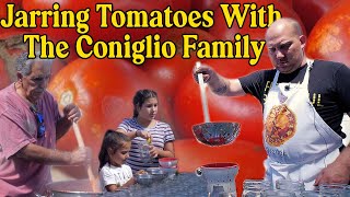 Jarring Tomatoes With The Coniglio Family [upl. by Glenine488]