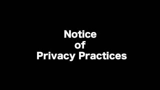 Notice of Privacy Practices [upl. by Annoeik]