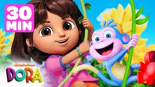 30 MINUTES of ActionPacked Adventures with Dora  Dora amp Friends [upl. by Ettenrahs]