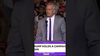 Robert F Kennedy Jr Endorse Danold Trump all is Voters at Milwaukee Wisconsin Rally Event campaign [upl. by Vogel742]