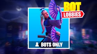 How To Get BOT LOBBIES in Fortnite Chapter 4 Season 2 Bot Lobby Tutorial [upl. by Thorn]