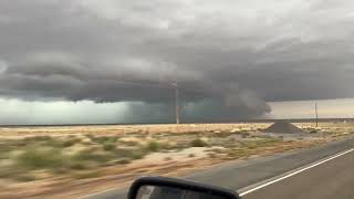 DOMINATOR 3 CHASES STRANGE TORNADO WARNED SUPERCELL in eastern New Mexico [upl. by Andee]