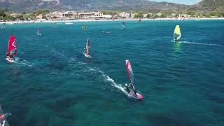 9 year old August windsurfing in Vassiliki Lefkas [upl. by Horgan886]