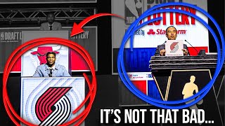 The Blazers Draft Lottery Wasnt As Bad As You Think  NBA Draft Lottery Reaction [upl. by Ial]