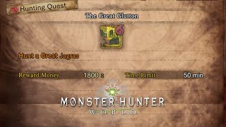 MHW 2★ Quest The Great Glutton [upl. by Gorrono]