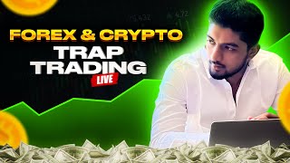 2 April  Live Market Analysis for Forex and Crypto  Trap Trading Live [upl. by Slrahc]