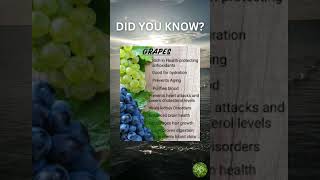 Health Benefits of Grapes [upl. by Assetnoc]