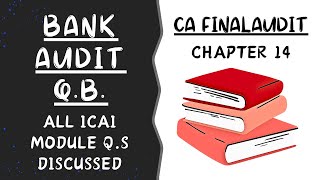 Chapter 14  CA Final Audit  Bank Audit Audit Questions [upl. by Auahsoj]