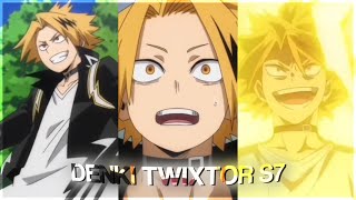 Denki Kaminari  Free Twixtor clips  Mha • saison 7 all scenes [upl. by Doralin]