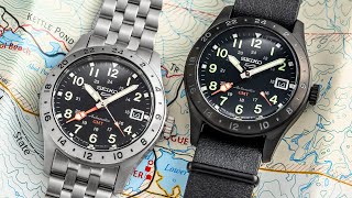 The New Most Attainable GMT From Seiko  Seiko 5 Field GMT SSK023 amp SSK025 [upl. by Vesta79]