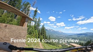 Racing Canada’s STEEPEST race track  Fernie 2024 course preview [upl. by Skye]