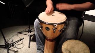 12 12 LP720X Djembe vs Remo 10 [upl. by Aicnatsnoc706]