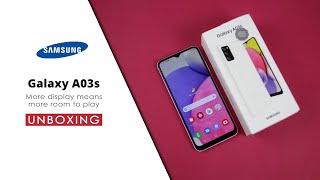 Samsung Galaxy A03s Unboxing 2021  Galaxy A03s Price in Pakistan  First Look [upl. by Yentirb345]