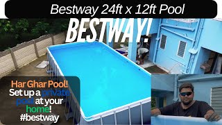 Effortless Bestway Swimming Pool Setup amp Create Your Dream Backyard Oasis [upl. by Pierrette]