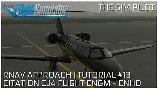 Microsoft Flight Simulator 2020  RNAV Tutorial  EP13  Citation CJ4  Full Flight  ENGM  ENHD [upl. by Misha245]