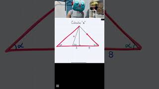 maths geometria matemática TRIANGULO ISOSCELES FORMACION🫡😎🥸👻👽 [upl. by Tessa]