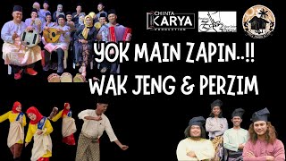 YOK MAIN ZAPIN  KUGIRAN WAK JENG amp PERZIM Persatuan Zapin Muar  MERIAH [upl. by Ahsimot609]