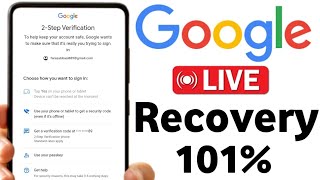 2 step verification gmail recovery  same email verification problem  google account recovery [upl. by Adneral91]