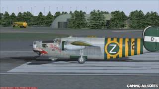 Alphasim Consolidated B24 Liberator Tubarao FS2004 HD 1080p [upl. by Anaihk]