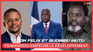 SELON FELIX ET BUDIMBU MUTU YA MANDEFU EMPECHE LE DÉVELOPPEMENT [upl. by Nillok482]