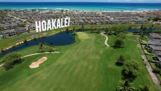 Hoakalei Country Club  Golf Hawaii  Course to Ourselves  Drone Hawaii [upl. by Karilynn]