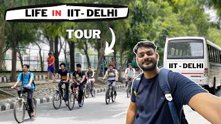 IIT Delhi campus TOUR  Students life in IIT Delhi  Roads hostels canteen department amp fun talk [upl. by Ettellocin96]