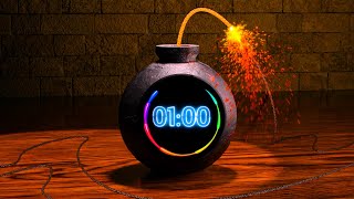 1 Minute Timer Bomb 3D TIMER 💣 [upl. by Audi]