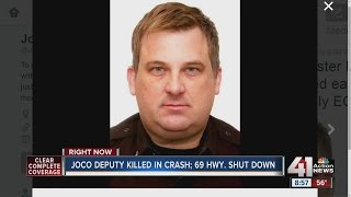 20year veteran JoCo Deputy fatally struck during vehicle stop on 69 Highway [upl. by Sellers547]