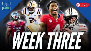 Week 3 LIVE SHOW  Big Game Predictions  Real or Fake  Top Freshmen  MORE [upl. by Mulry]