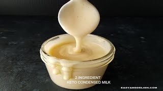 The BEST Keto  Lowcarb Condensed Milk Recipe Shorts [upl. by Nohcim]