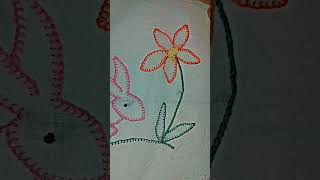 Embroidery Buttonhole stitch embroidery [upl. by Kassandra913]