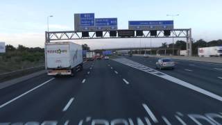 Trucking In The UK  M1 J13 to M40 J1 via M25 Motorway [upl. by Shaina]