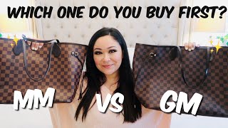 LOUIS VUITTON NEVERFULL MM VS GM  WHICH SHOULD YOU GET GET FIRST🤔 [upl. by Enerod]